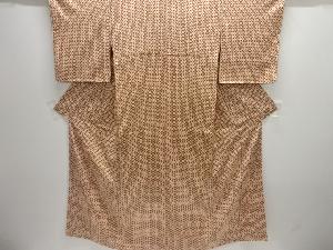 抽象花模様小紋着物